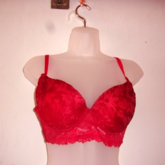 Youmita 36B Barbados Cherry Push up Bra w/ Underwire NWT - Picture 2 of 12